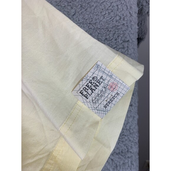 Men's Free Planet 4X Button-up Short Sleeve 4X Yellow Shirt Stretch - Picture 3 of 10